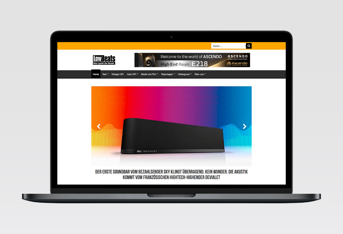 LowBeats – Website