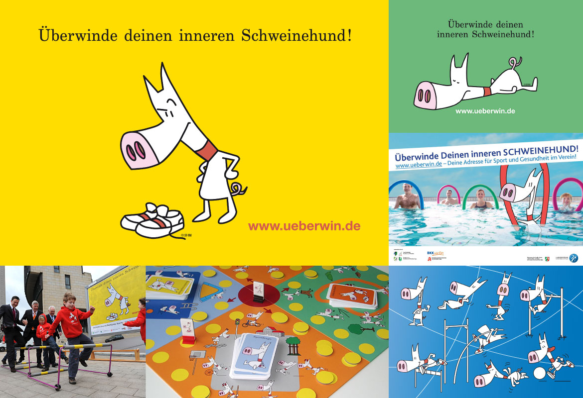 Überwinde deinen inneren Schweinehund! – Kampagne